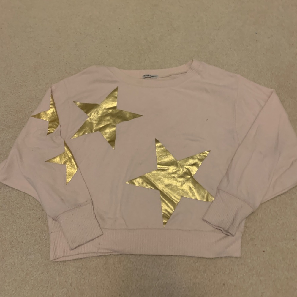 Pink Top With Gold Stars